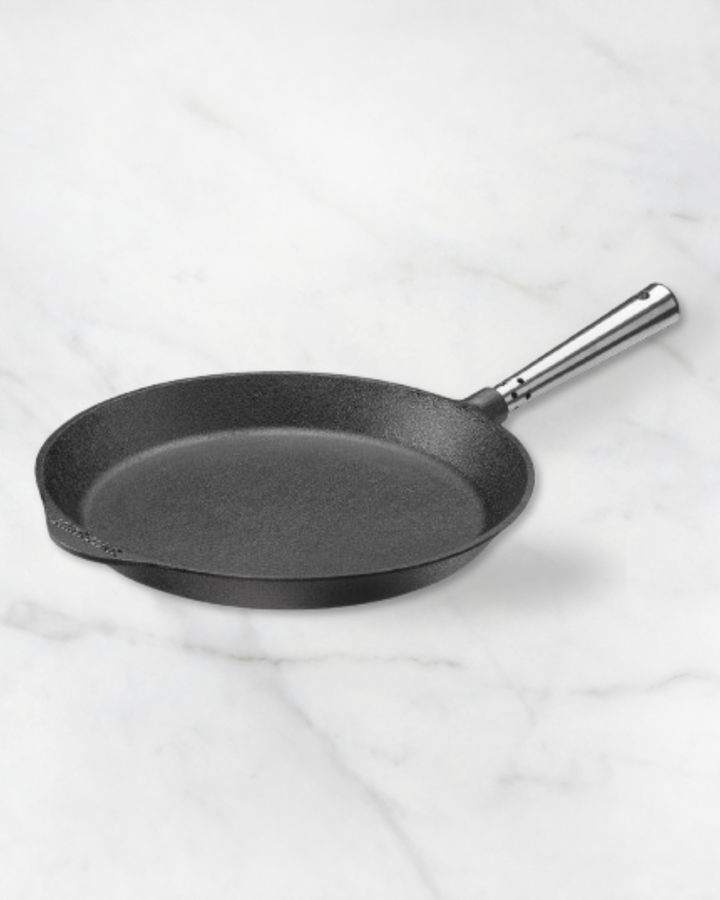 pfanne-gusseisen, Handgefertigte Pfanne, hochwertige Beschichtung, Premium Qualität